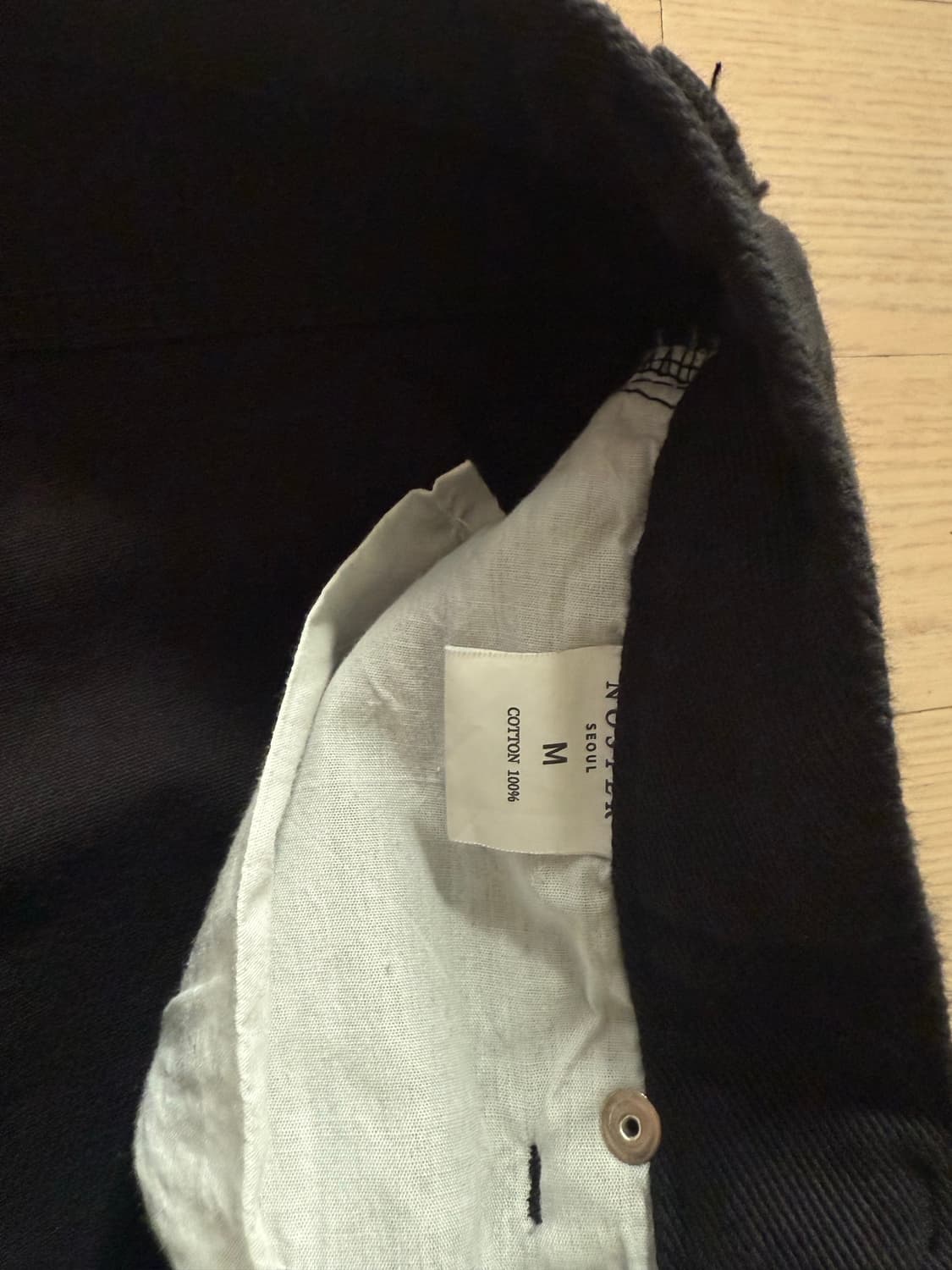 디테일 블랙데님진 바지  상품이미지2