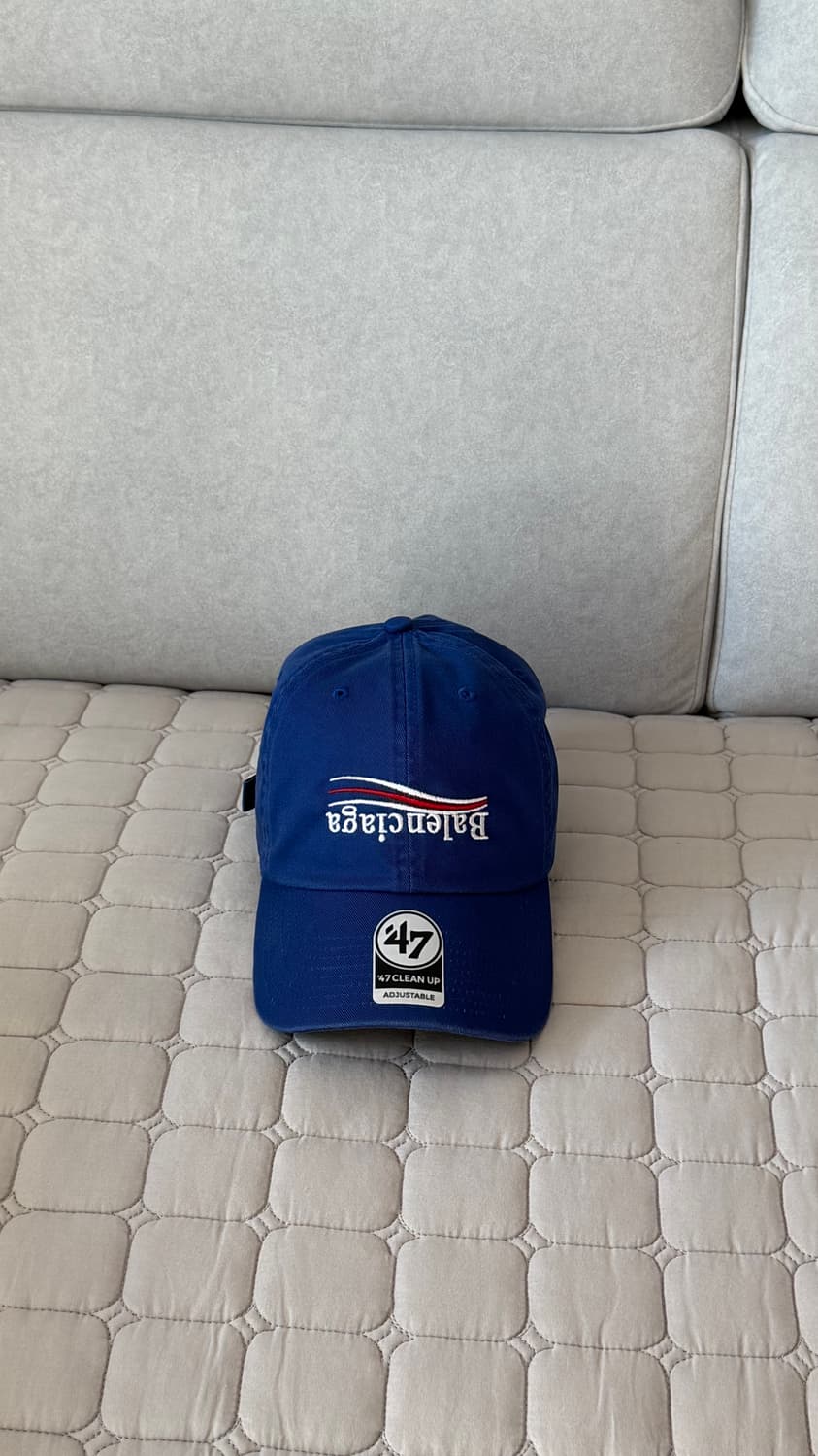 nptsss 발렌시아가 볼캡 블루  상품이미지3