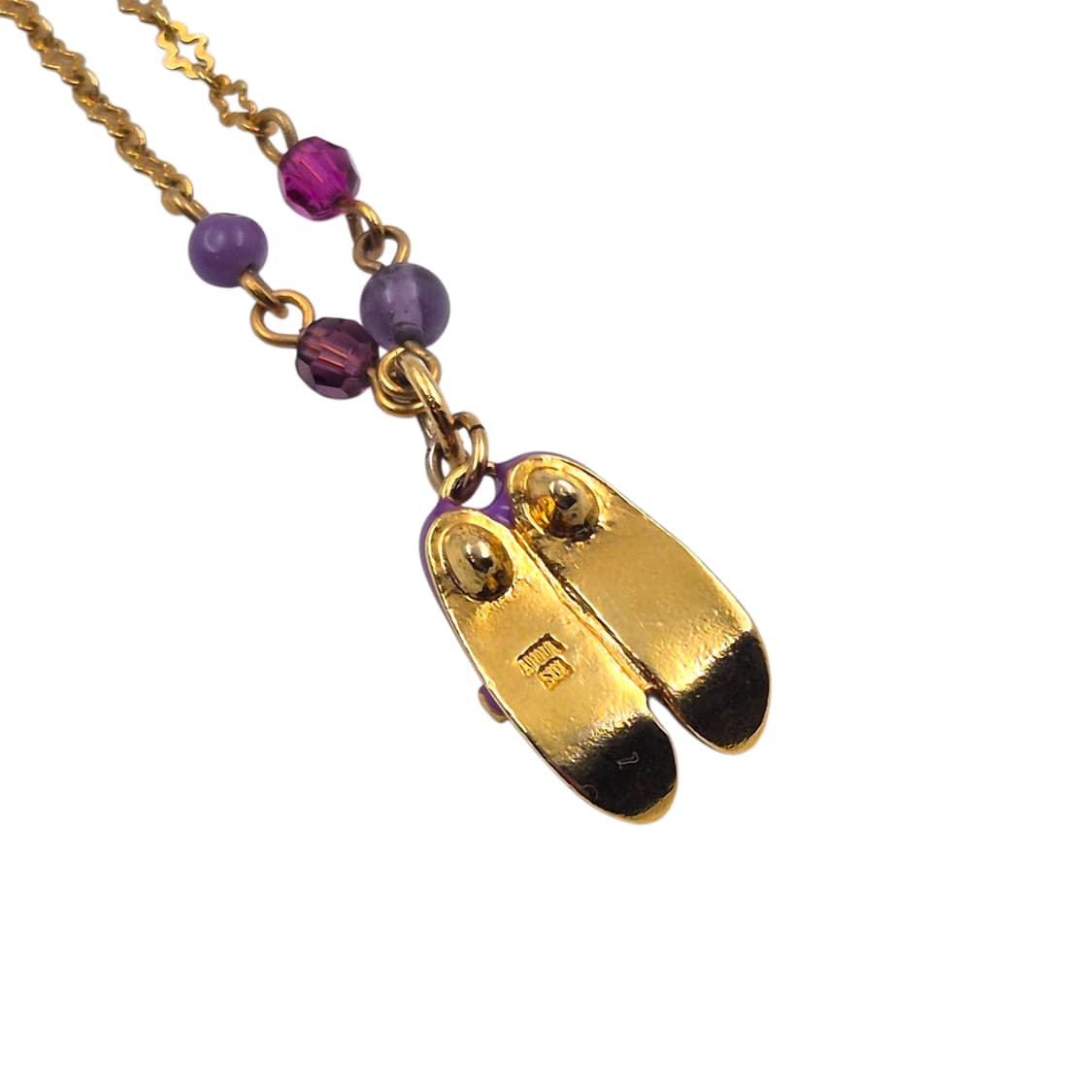 08s 안나수이 퍼플 구두 레이어드 목걸이 상품이미지6