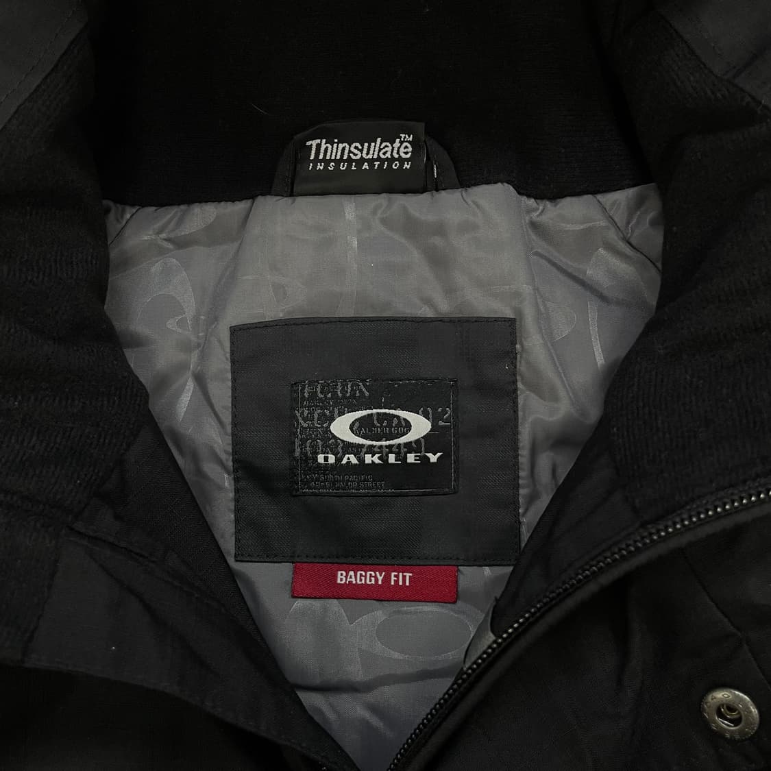 오클리 Oakley 00s 아카이브 써클 로고 후드 점퍼 자켓 블랙  상품이미지5