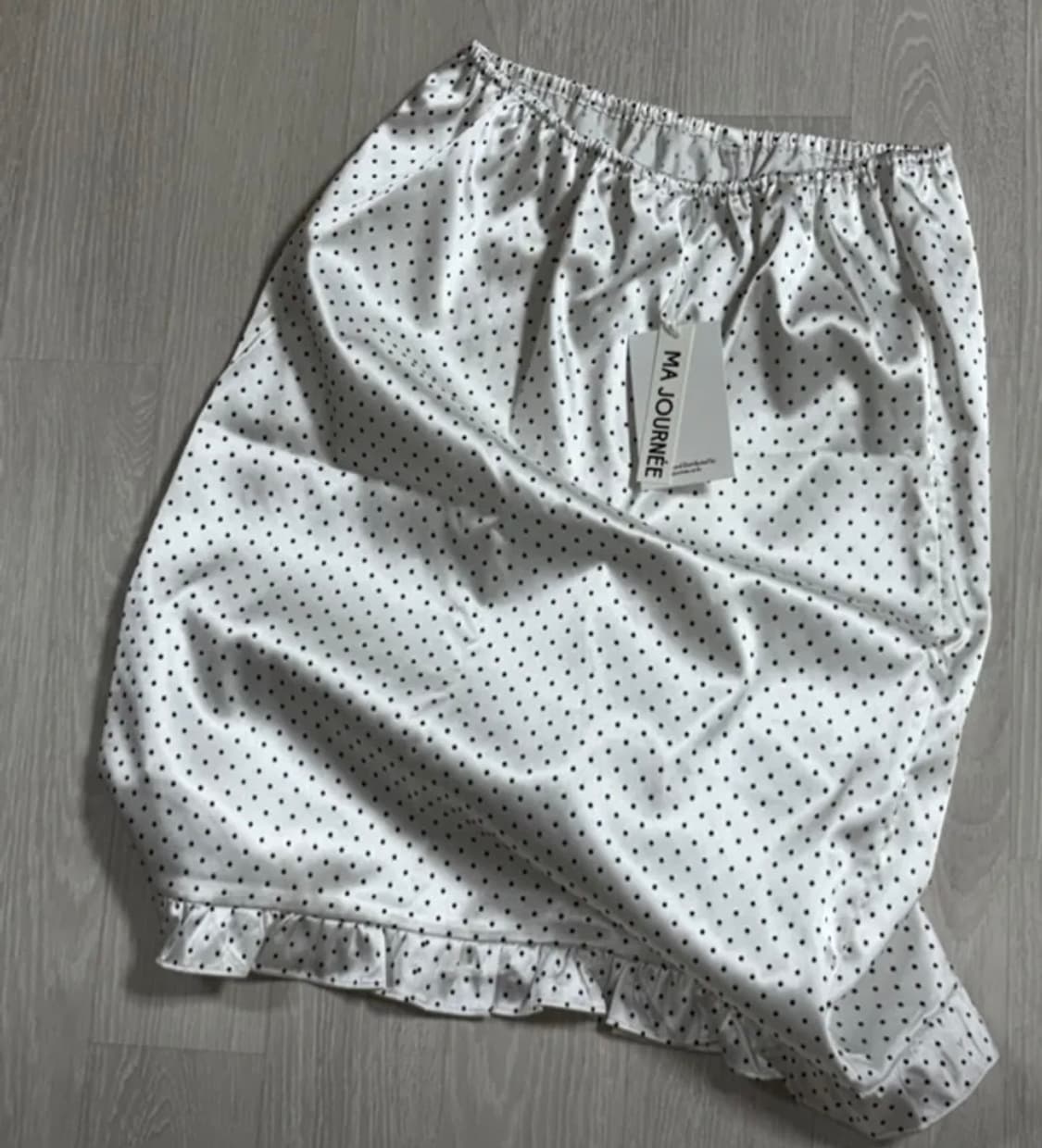 마조네 도트 미디 레이어드 스커트 FRILL LAYERED MIDI SK 상품이미지2