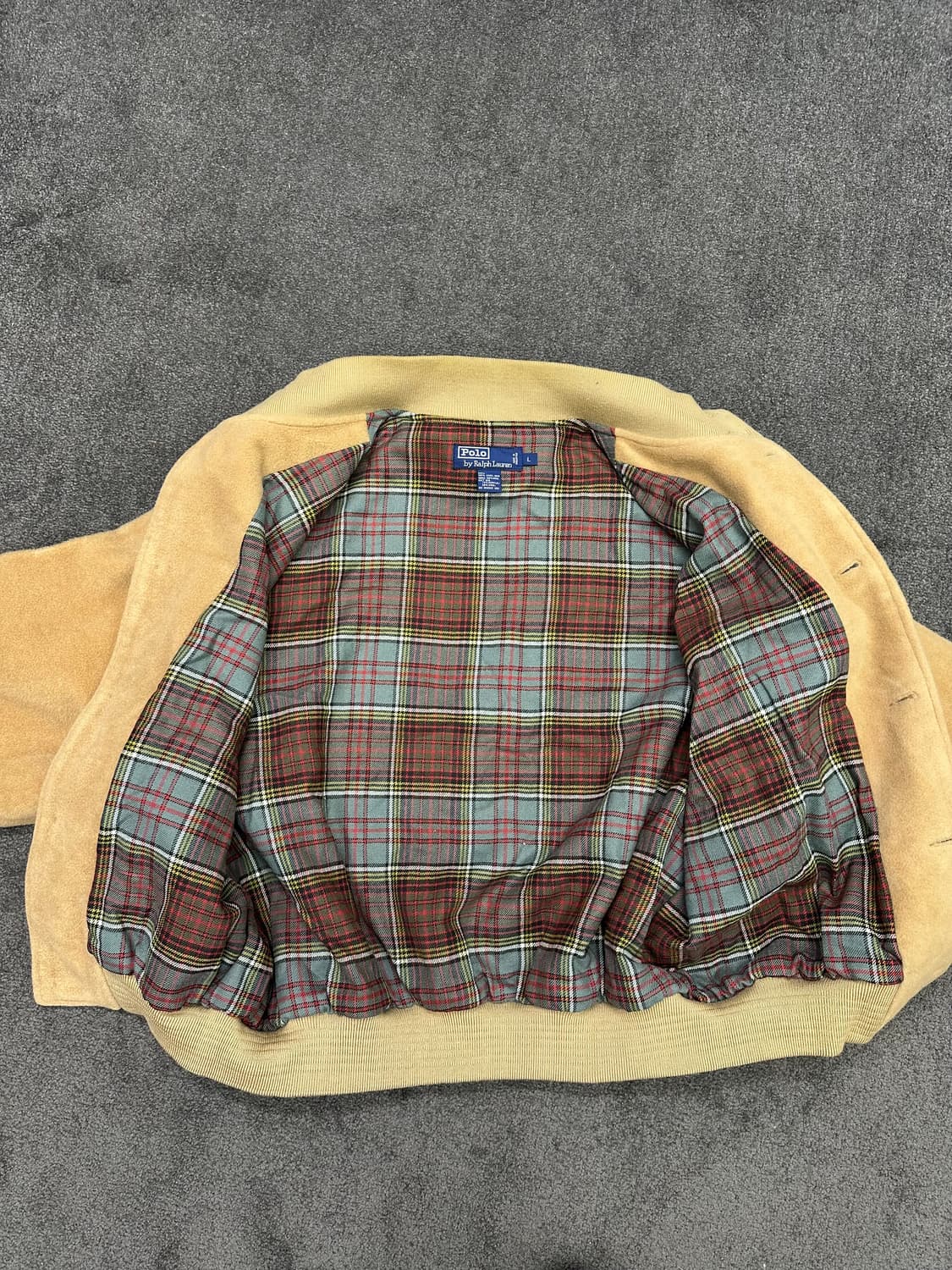 폴로 랄프로렌 카멜 헤어 블루종 L 상품이미지5