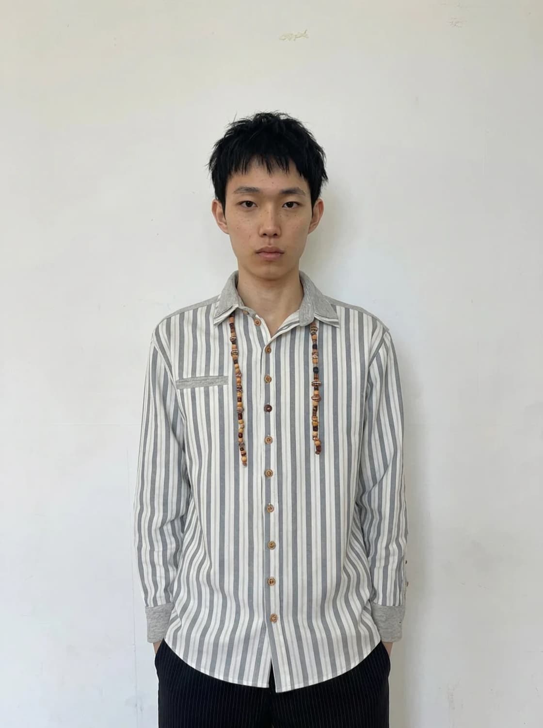 [byDrewCwiek] Striped Shirt Size1 상품이미지2