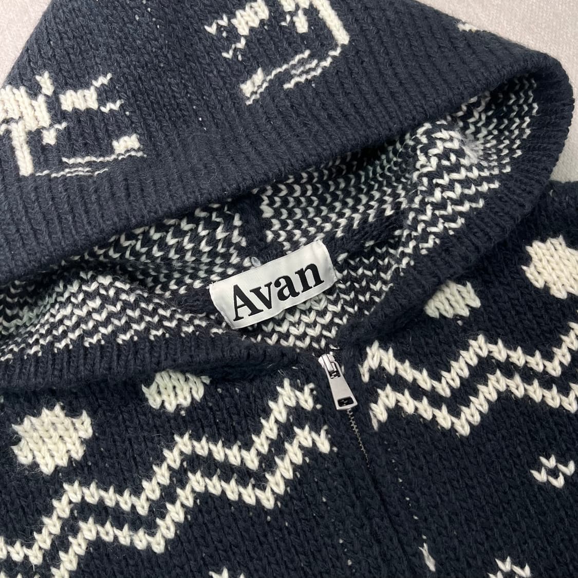 W 100 빈티지 울 코위찬 집업 상품이미지2