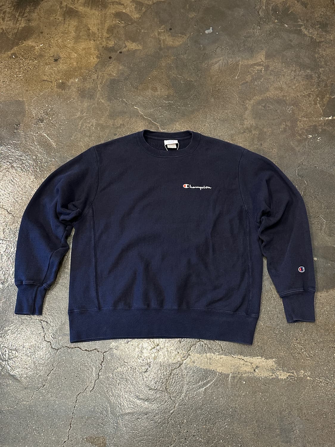 챔피온 리버스위브 네이비 스웻셔츠 맨투맨 L 상품이미지1