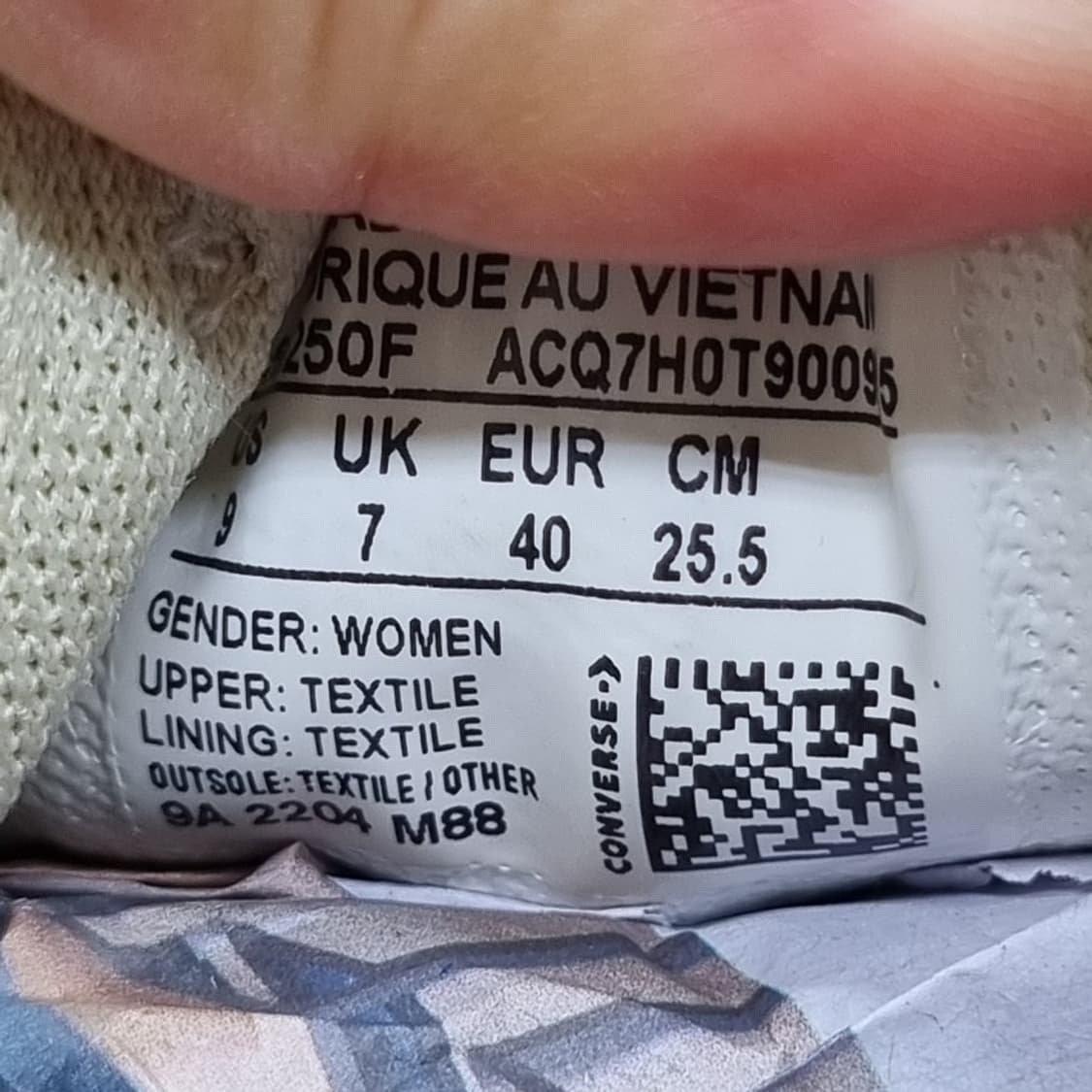 컨버스 척테일러 로우 블랙 스니커즈 255 상품이미지6