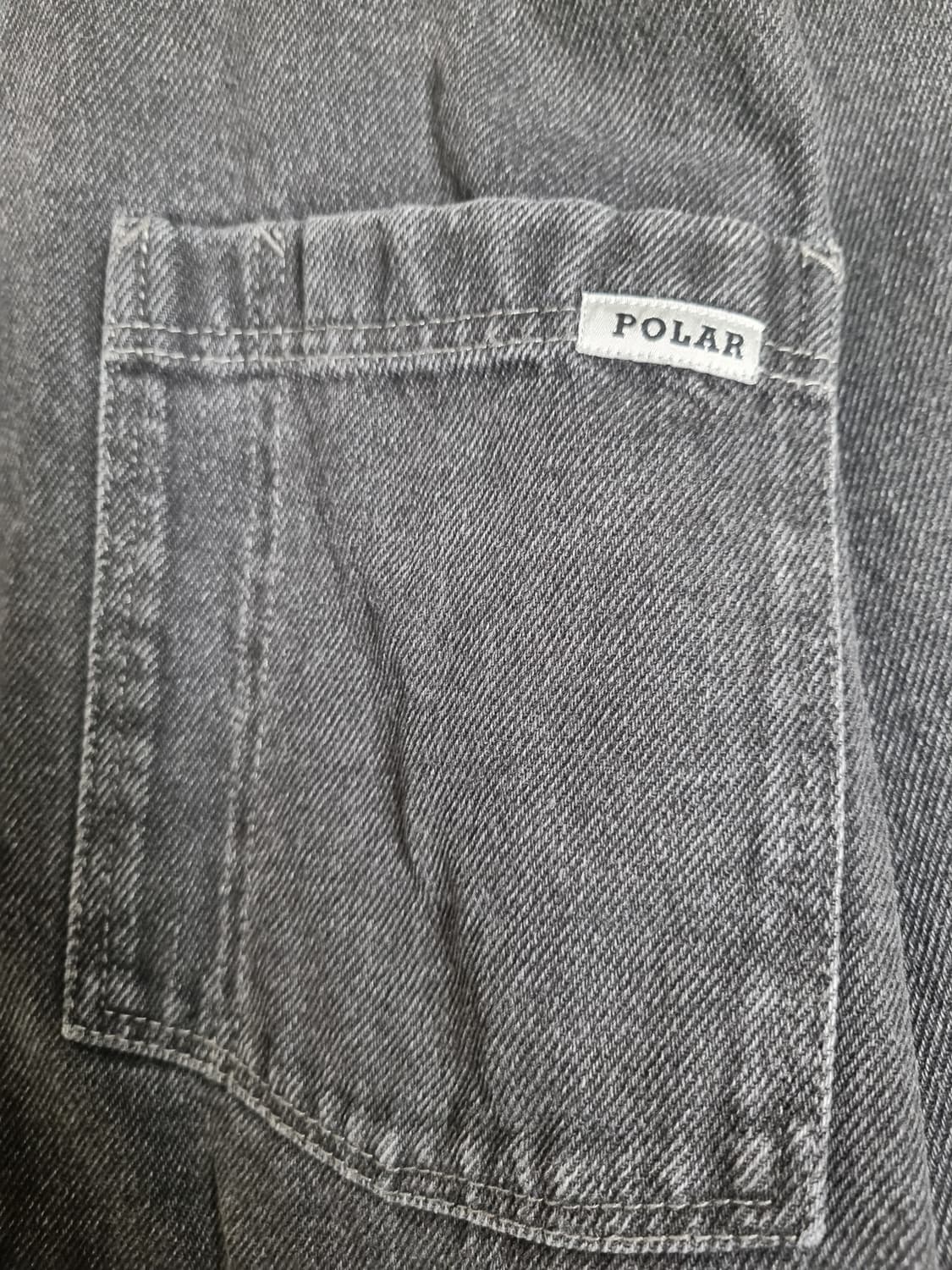 폴라스케이트 마이크 롱 슬리브 데님 셔츠 L 사이즈 상품이미지3