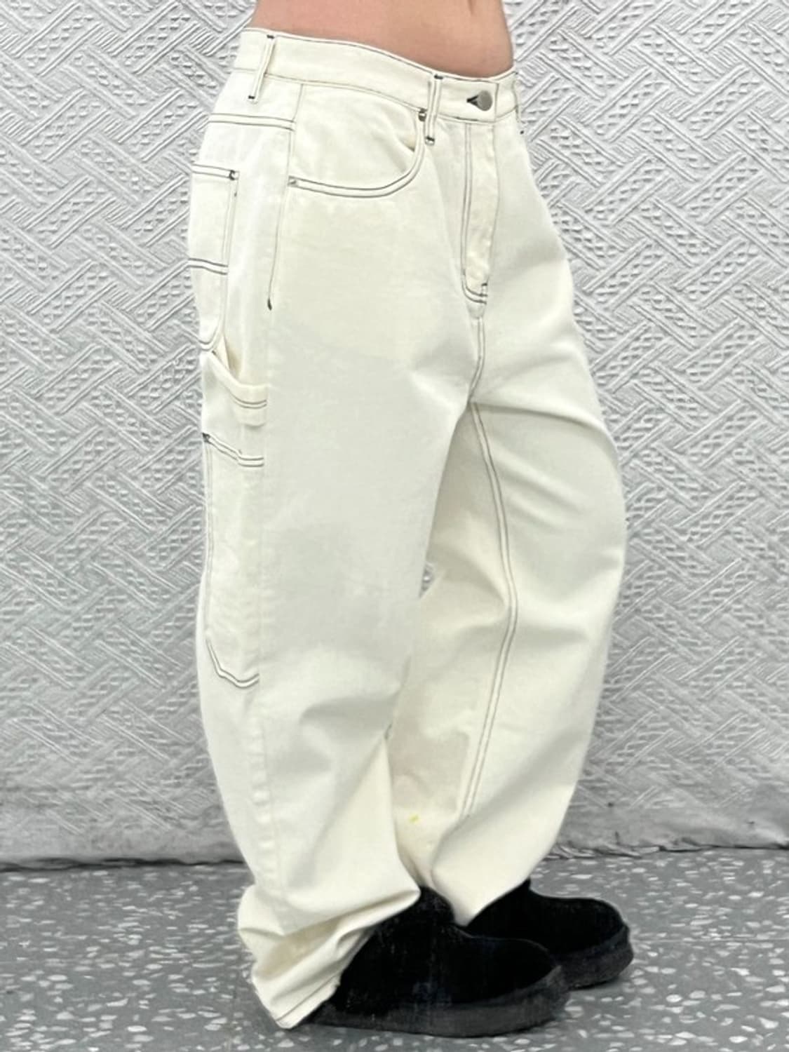 비바스튜디오 빈티지 카펜터 스케치라인 코튼팬츠 M C07631 상품이미지2