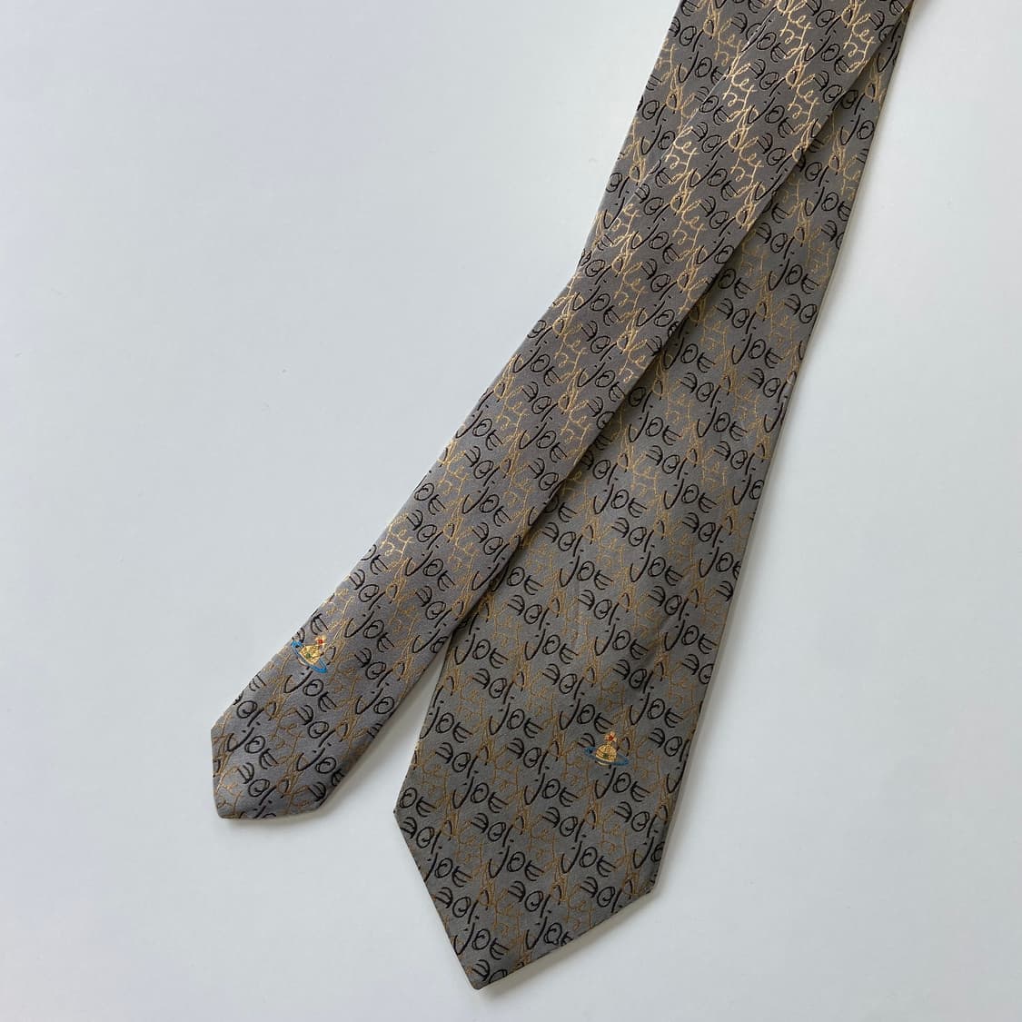 비비안웨스트우드 심플로고 정품 명품 넥타이(Vivienne) 상품이미지2