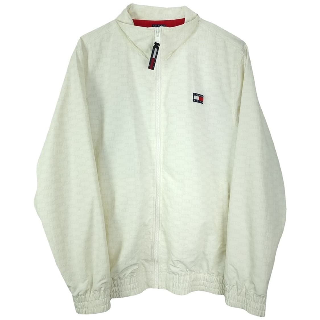 [타미힐피거 X 키스] 빅로고 모노그램 바람막이 자켓 화이트 P01397 상품이미지2