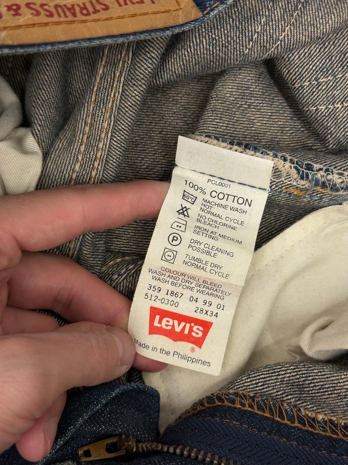 90s Levi's 512 Slim Straight Denim Pants 상품이미지7