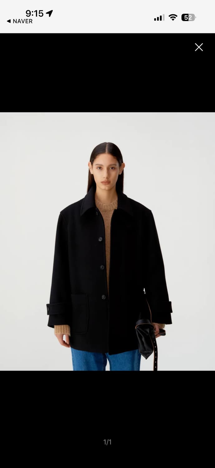 쿠어 발마칸 캐시미어 코트 새상품 상품이미지2