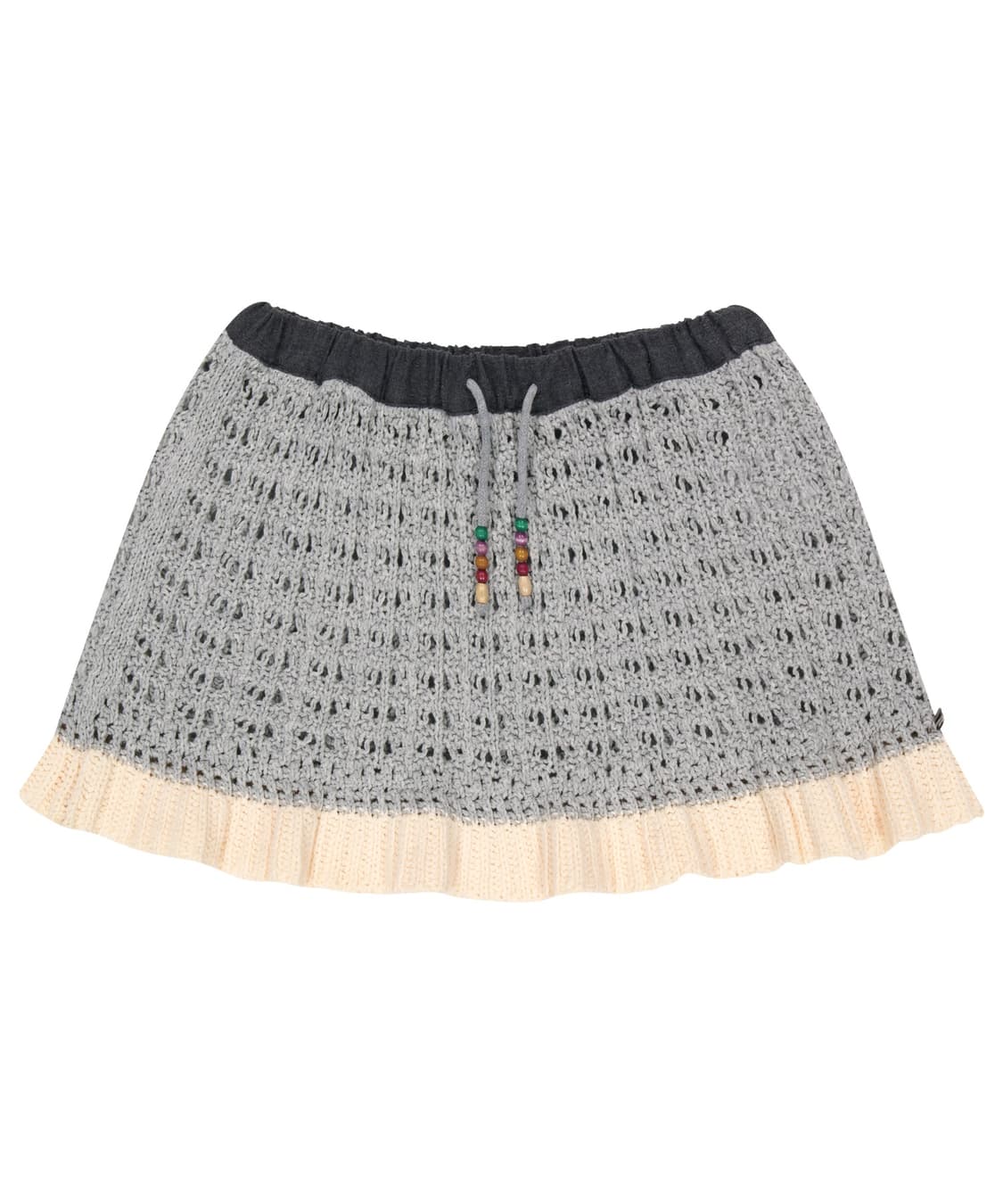 코이세이오 Layered knit skirt melange grey 상품이미지1