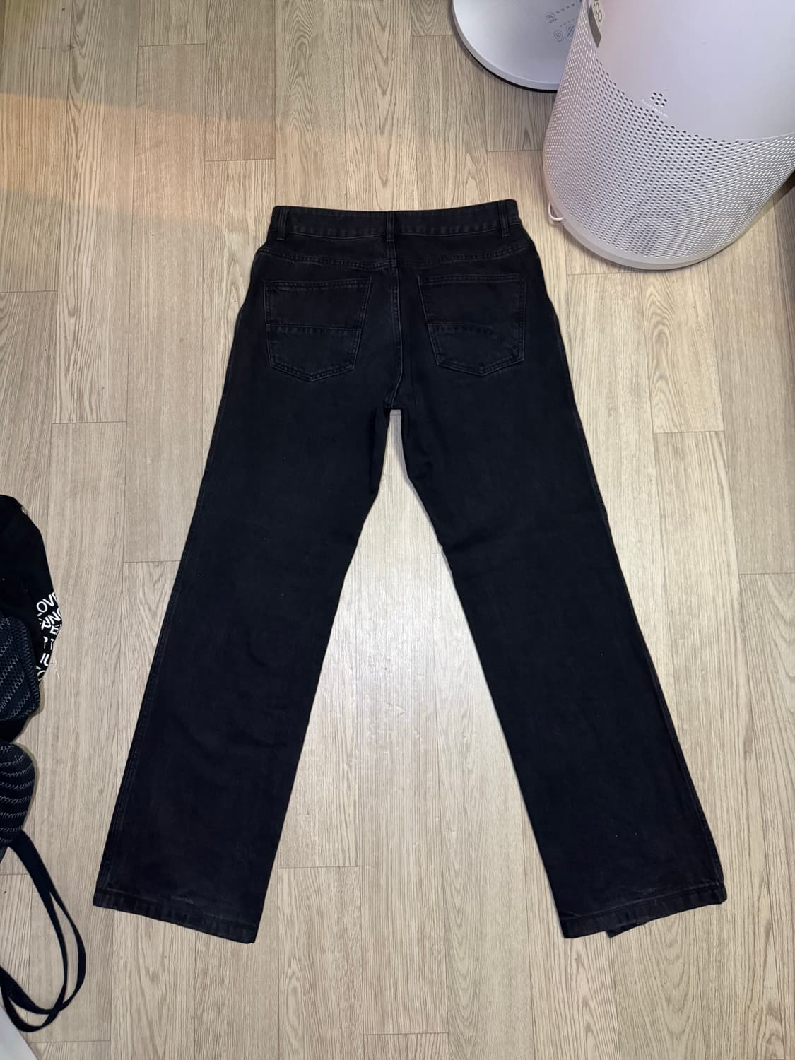 Post Archive Faction 파프 커브드 진 데님 8.0 블랙 상품이미지5