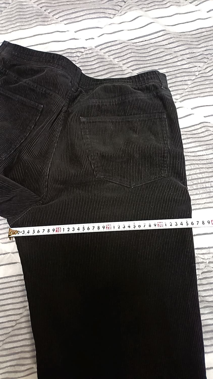 지유 와이드 코듀로이팬츠 33인치 기장105 상품이미지8