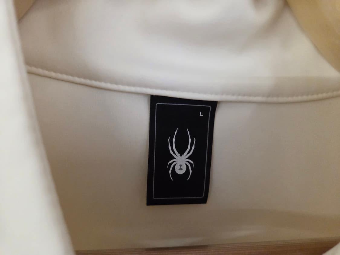 스파이더 흰색 집업  상품이미지3