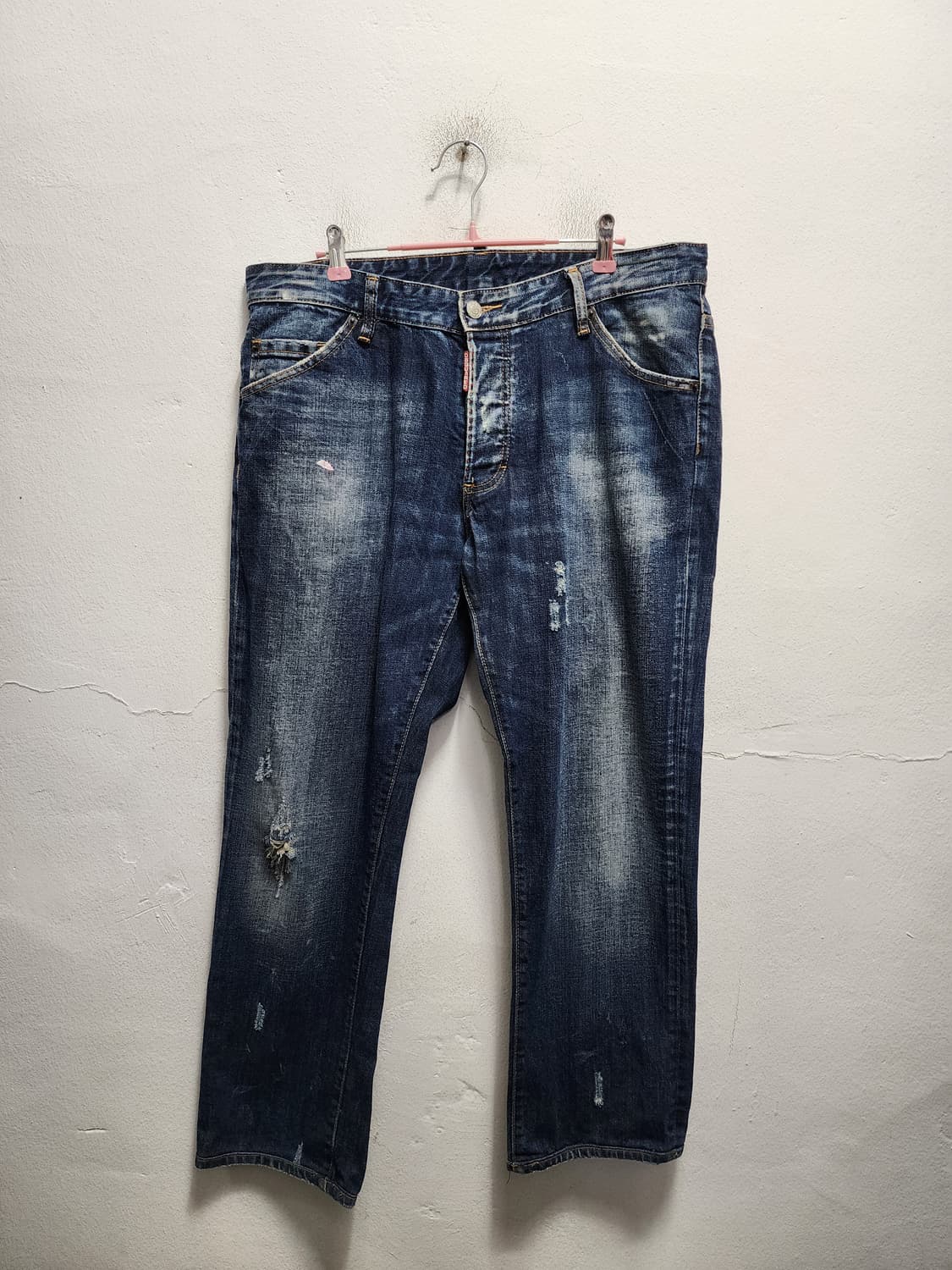 디스퀘어드2 데미지 8부 워싱 데님 청바지 상품이미지2