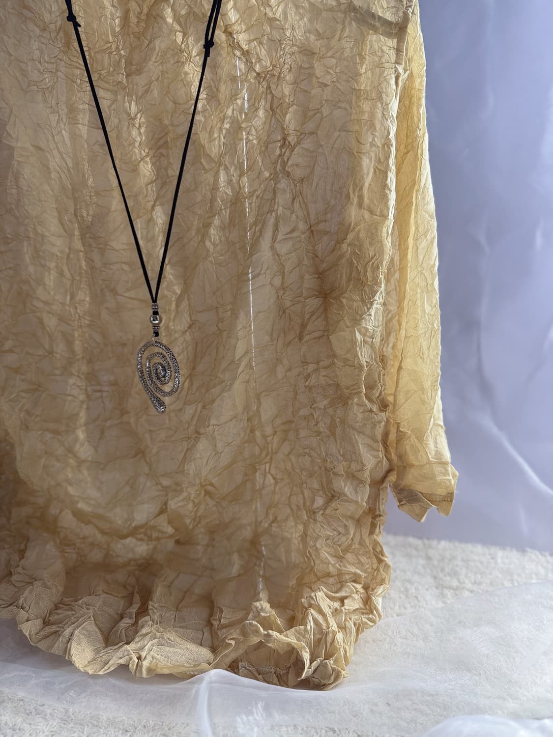 Half Neck Seersucker Top 0236 상품이미지3