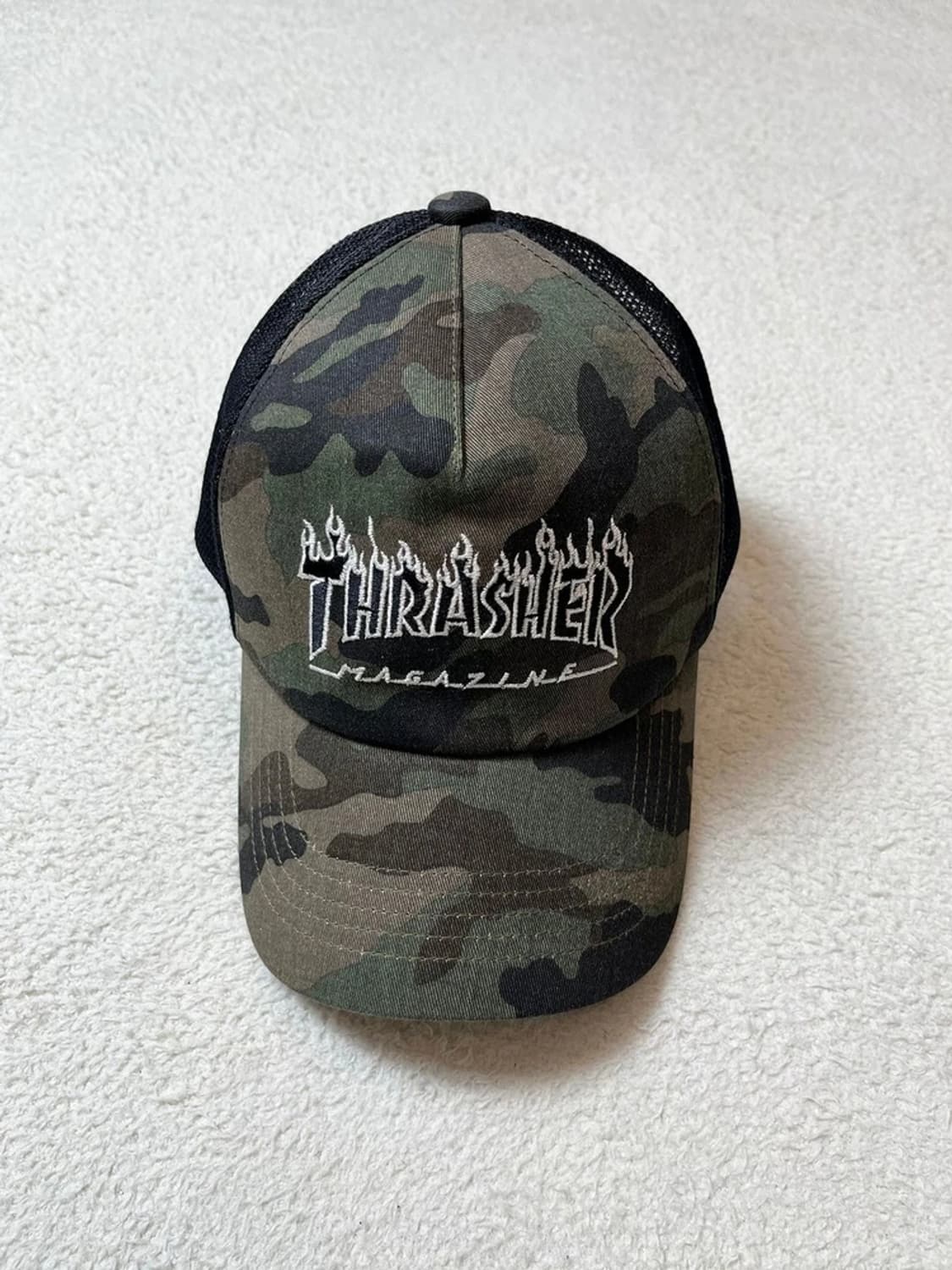 트레셔 25FW 메쉬 코튼 5각 볼캡 카모 A1777 상품이미지2