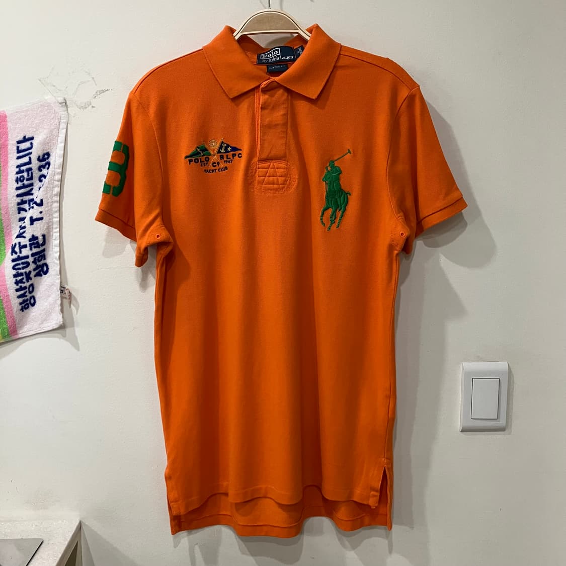 616 폴로 빅포니 카라 반팔 pk 오렌지 상품이미지1