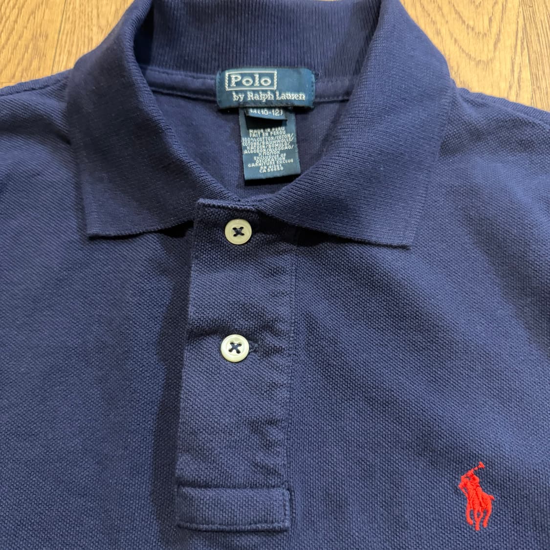 폴로 랄프로렌 네이비 폴로 반팔 티셔츠 상품이미지2