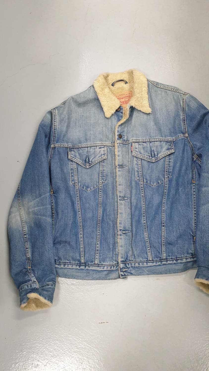 리바이스 양털 데님  쉐르파 트러커 자켓xxl 상품이미지3