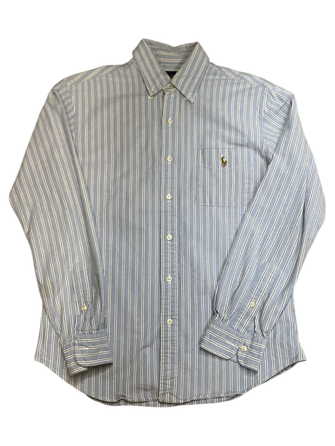 폴로 랄프로렌 스트라이프 셔츠 블루 M #csz2225 상품이미지3