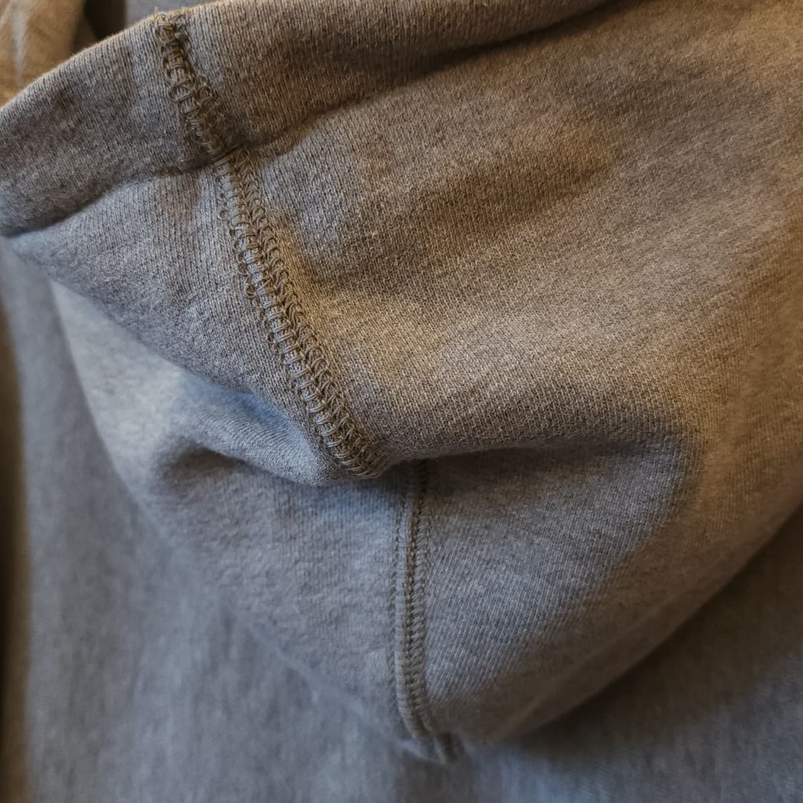 90s 올드갭 리버스위브 후드 스웻셔츠 그레이 레터링 m 상품이미지8