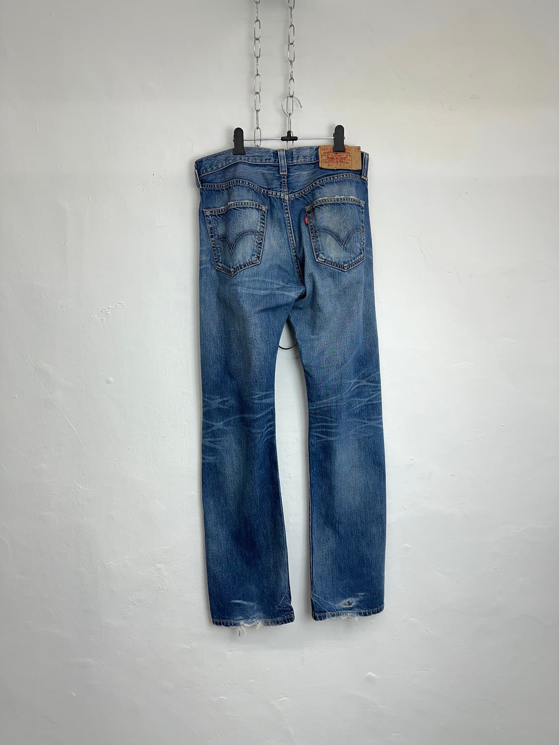 Levi’s 2000s 501 Button Fly Broken Denim 상품이미지8