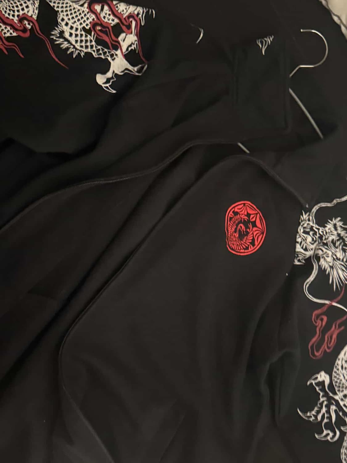 일본 빈티지 용 자수 져지 상품이미지1