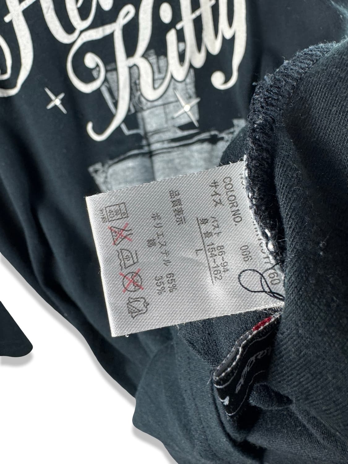 JPN 헬로키티 X RUSH HOUR Y2K 프린팅 롱슬리브2375 상품이미지5