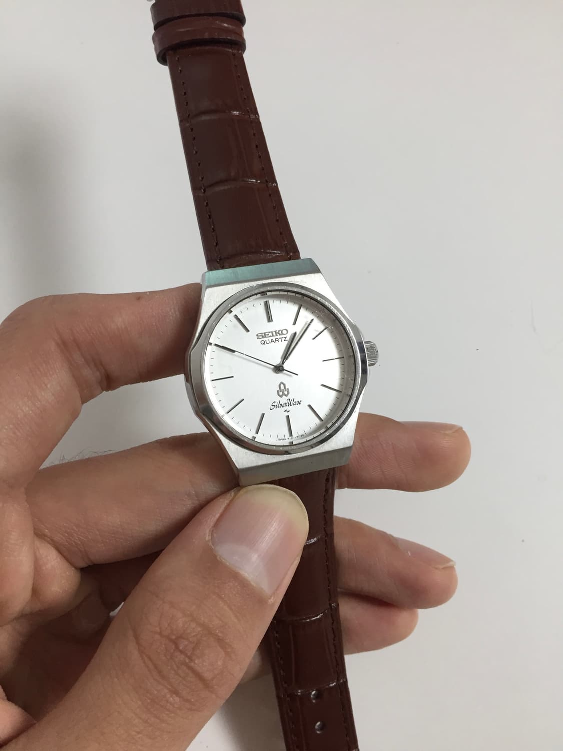 80s seiko silver wave quartz 상품이미지4