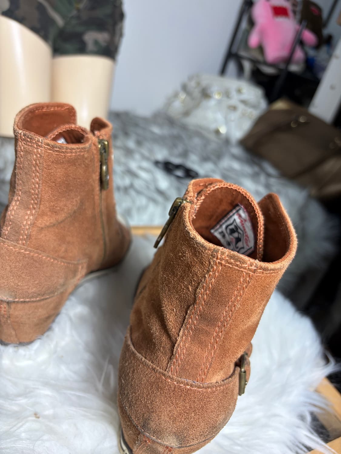 Ash 아쉬 스웨이드 웨지힐 스니커즈 상품이미지6