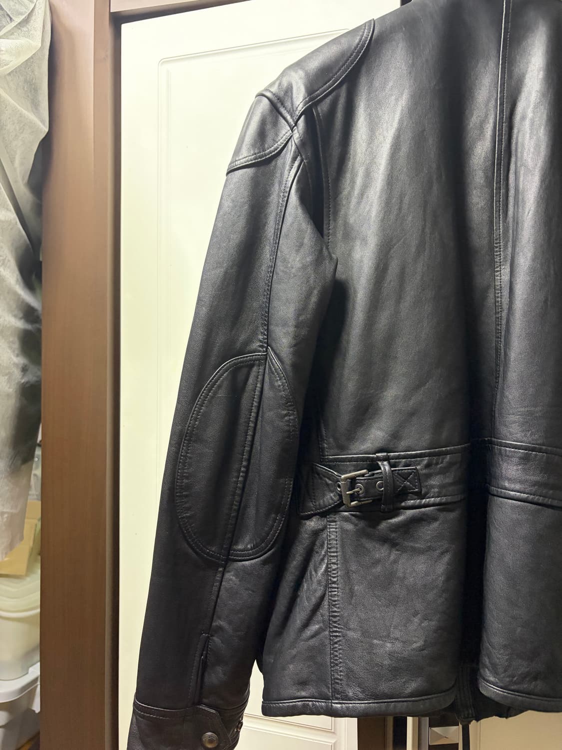 폴로 양가죽 바이커 자켓 105 상품이미지6