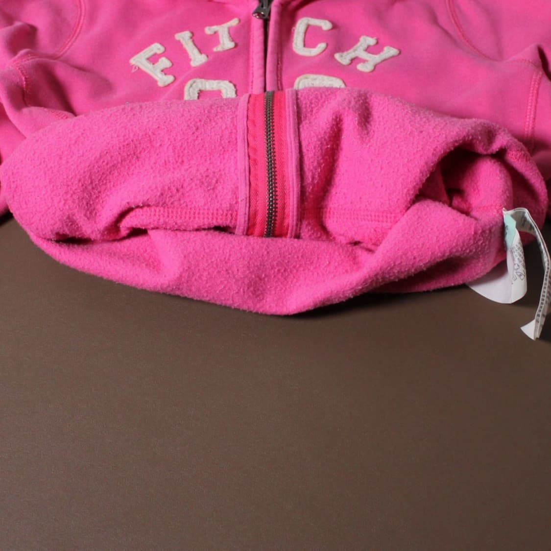 Abercrombie 아베크롬비 핑크 기모 후드집업  상품이미지4