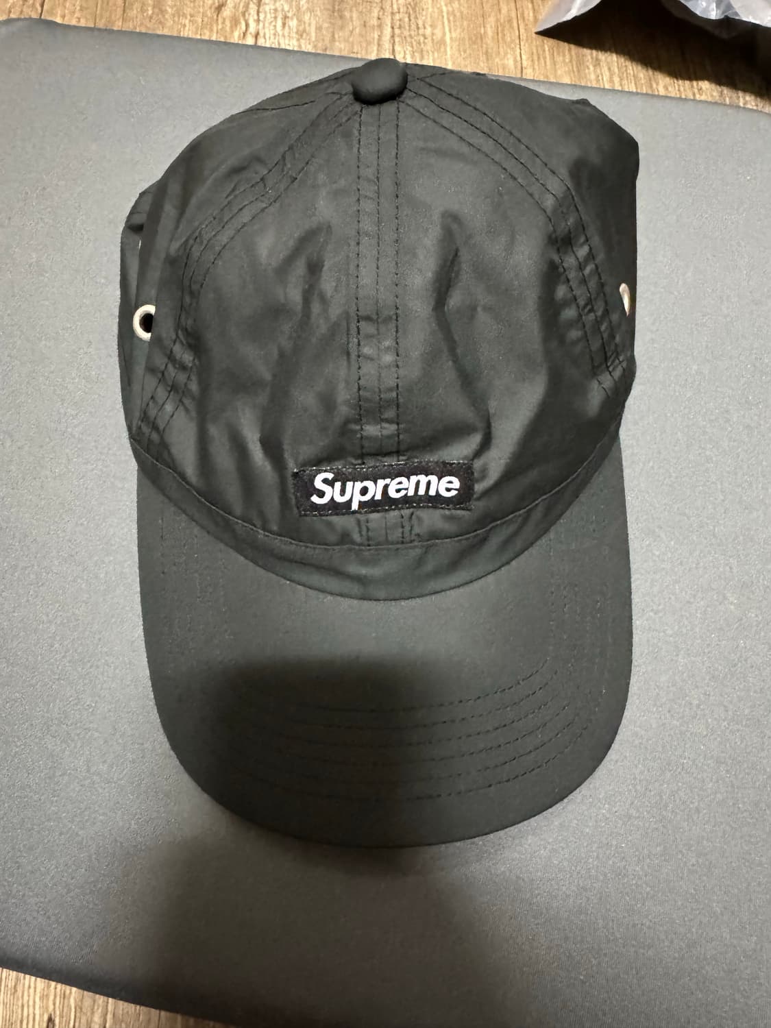 슈프림 크라운 밴드 나일론 6-패널 블랙 - 24SS 상품이미지3