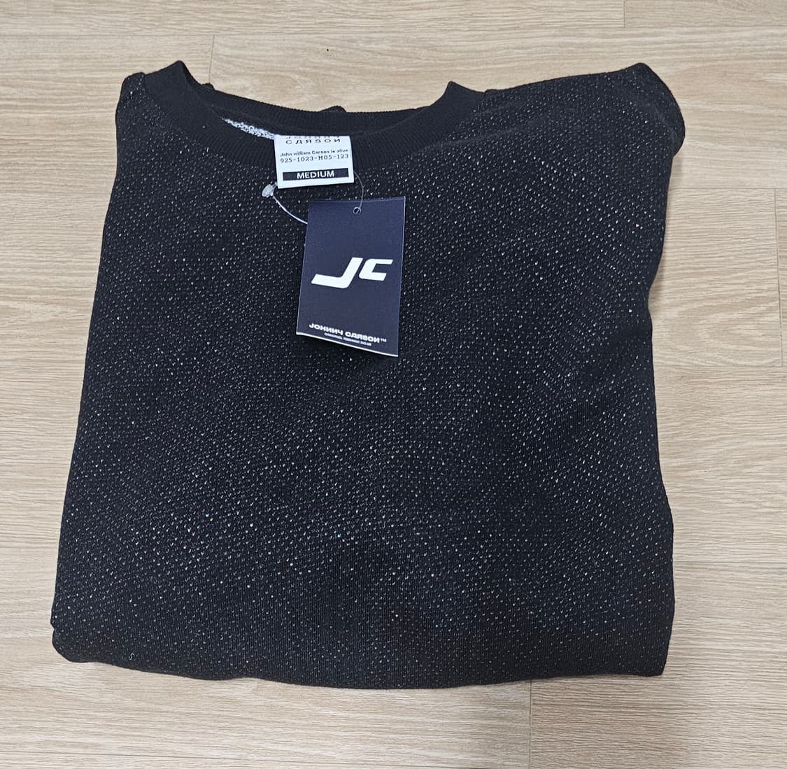 반짝이포인트쭈리맨투맨티셔츠 오버핏 M 상품이미지3