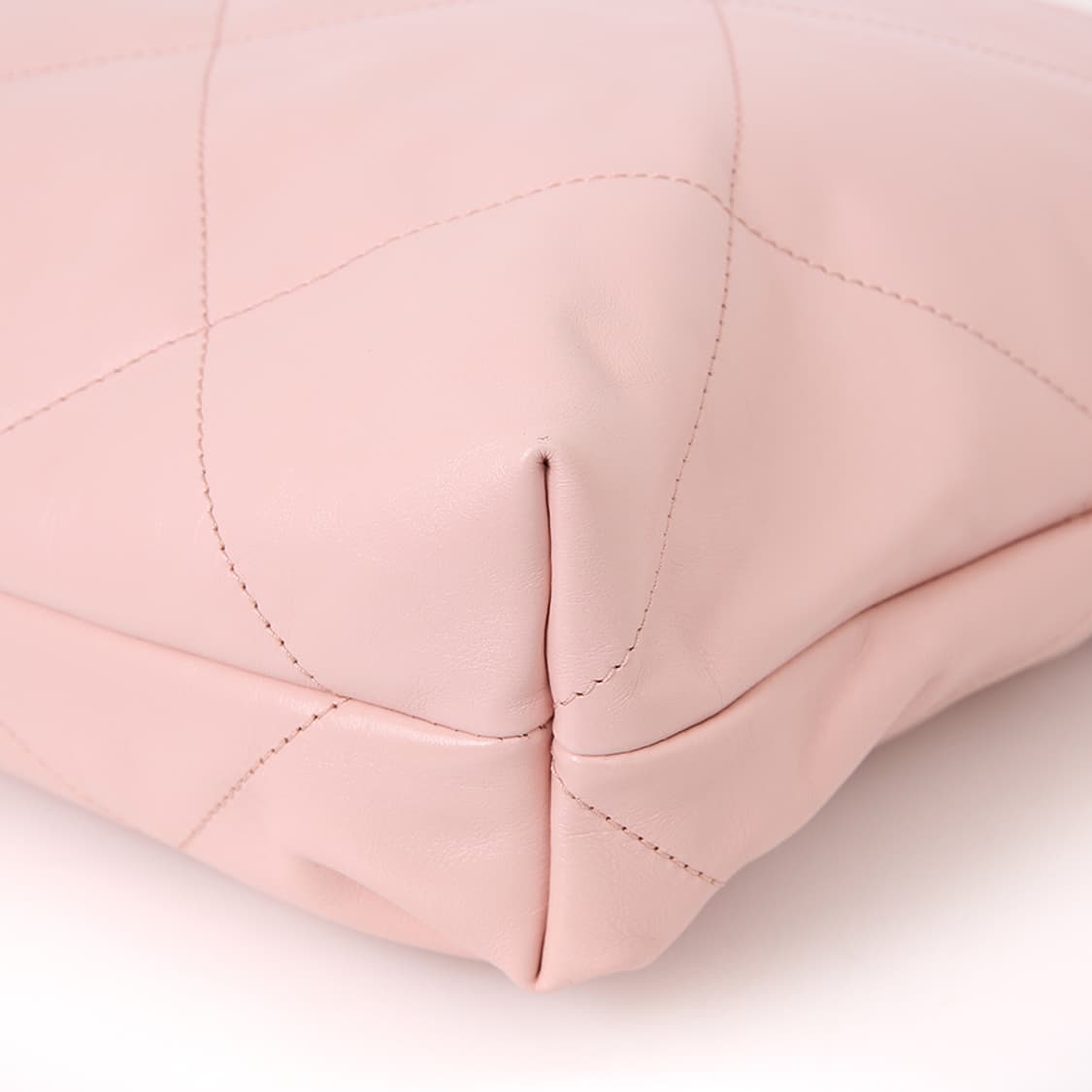 샤넬 22백 미듐 핑크 투투백 카프스킨 체인숄더 AS3261 상품이미지10