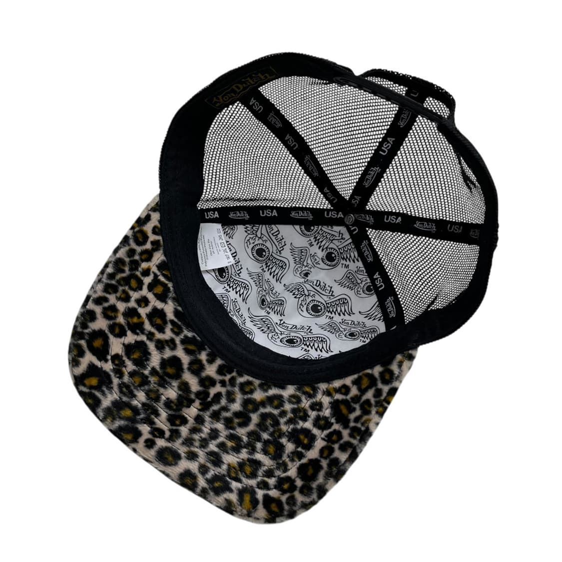 본더치 y2k 갸루 레오파드 메쉬캡 상품이미지8
