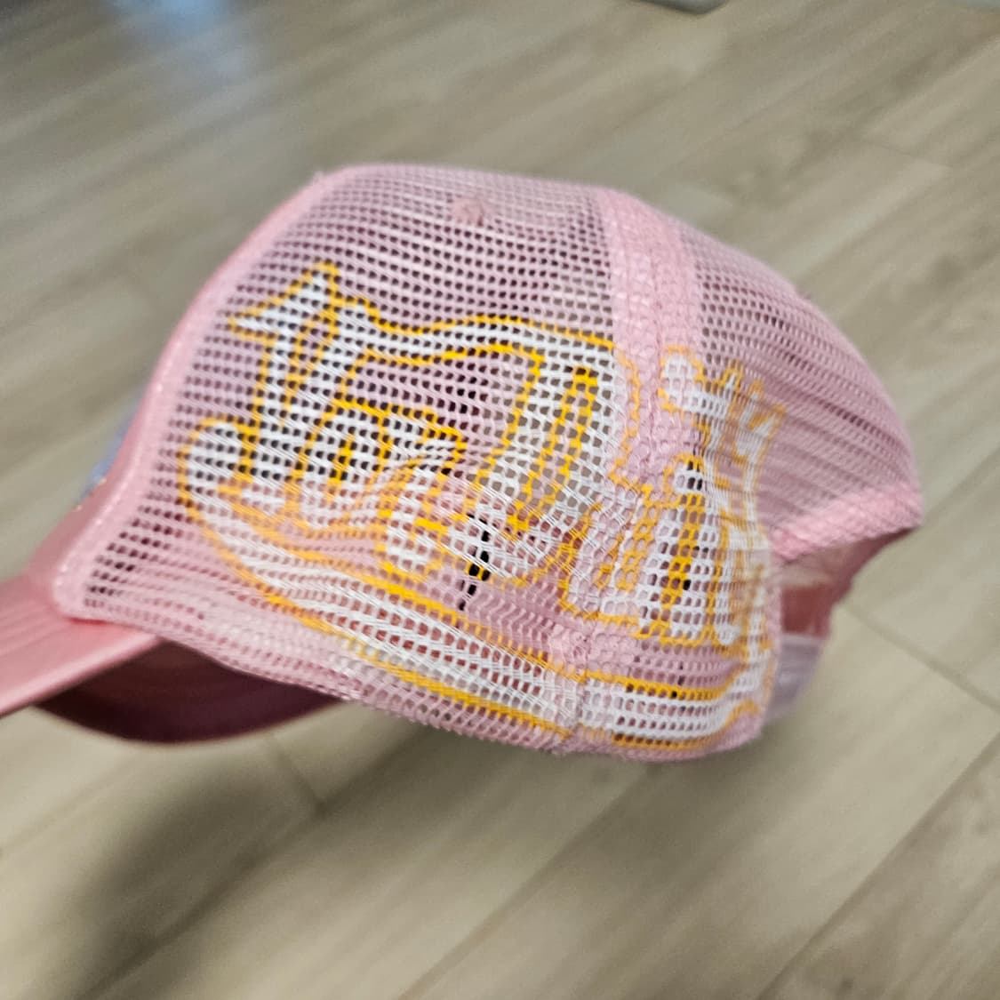 본더치 글로시 핑크 메쉬 볼캡 Free 상품이미지2