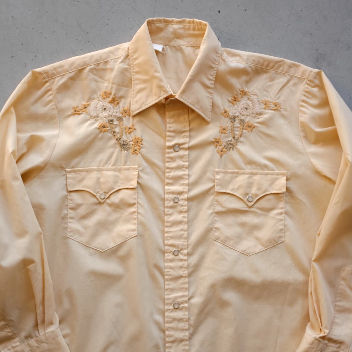 1960~70‘s Flower Embroidery Western  상품이미지2