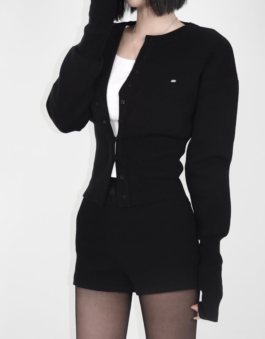 페일제이드 24FW 울가디건 블랙 상품이미지3