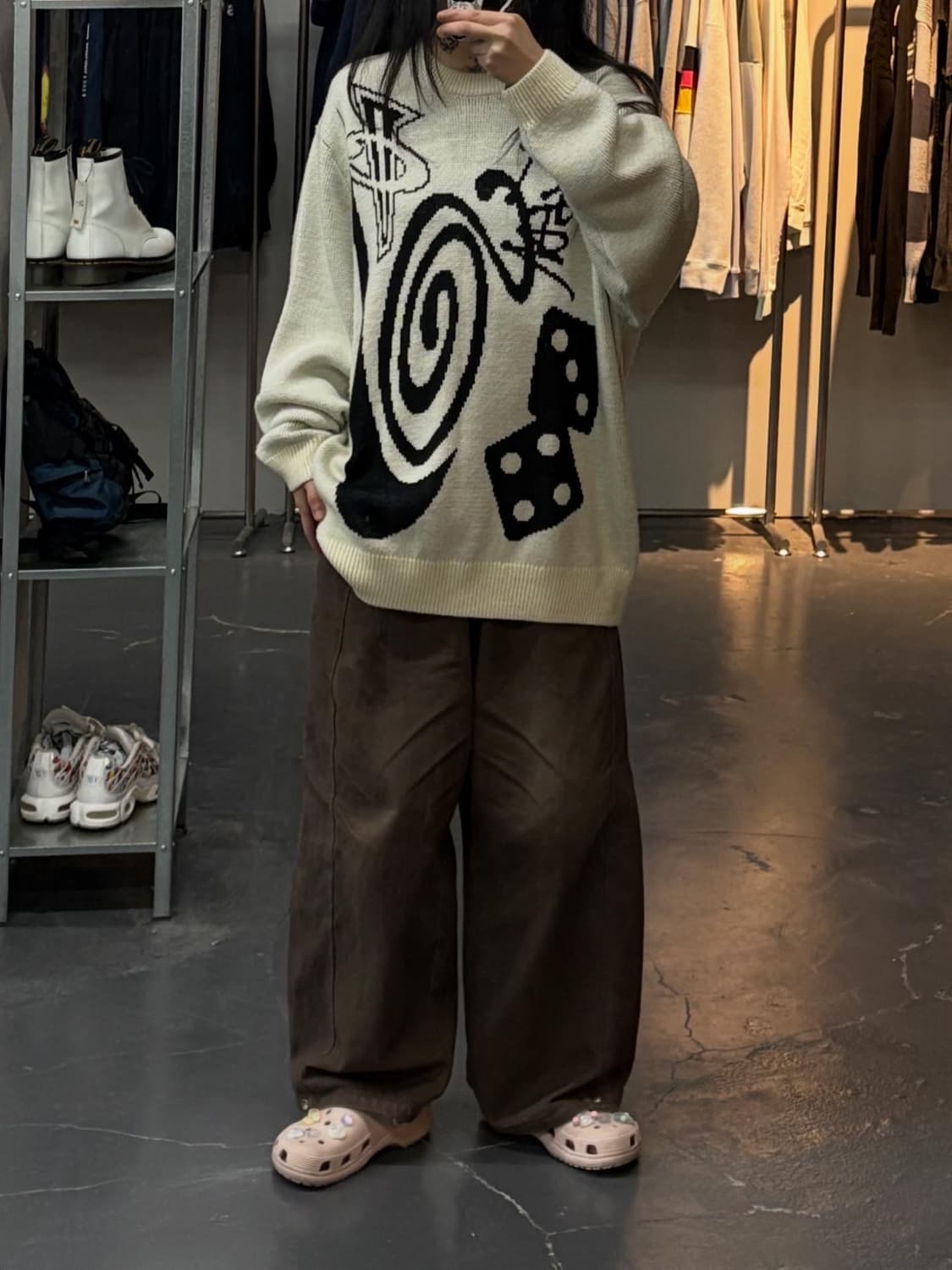 나이키 X 스투시 NRG 롱 슬리브 니트 스웨터 A2444 상품이미지1