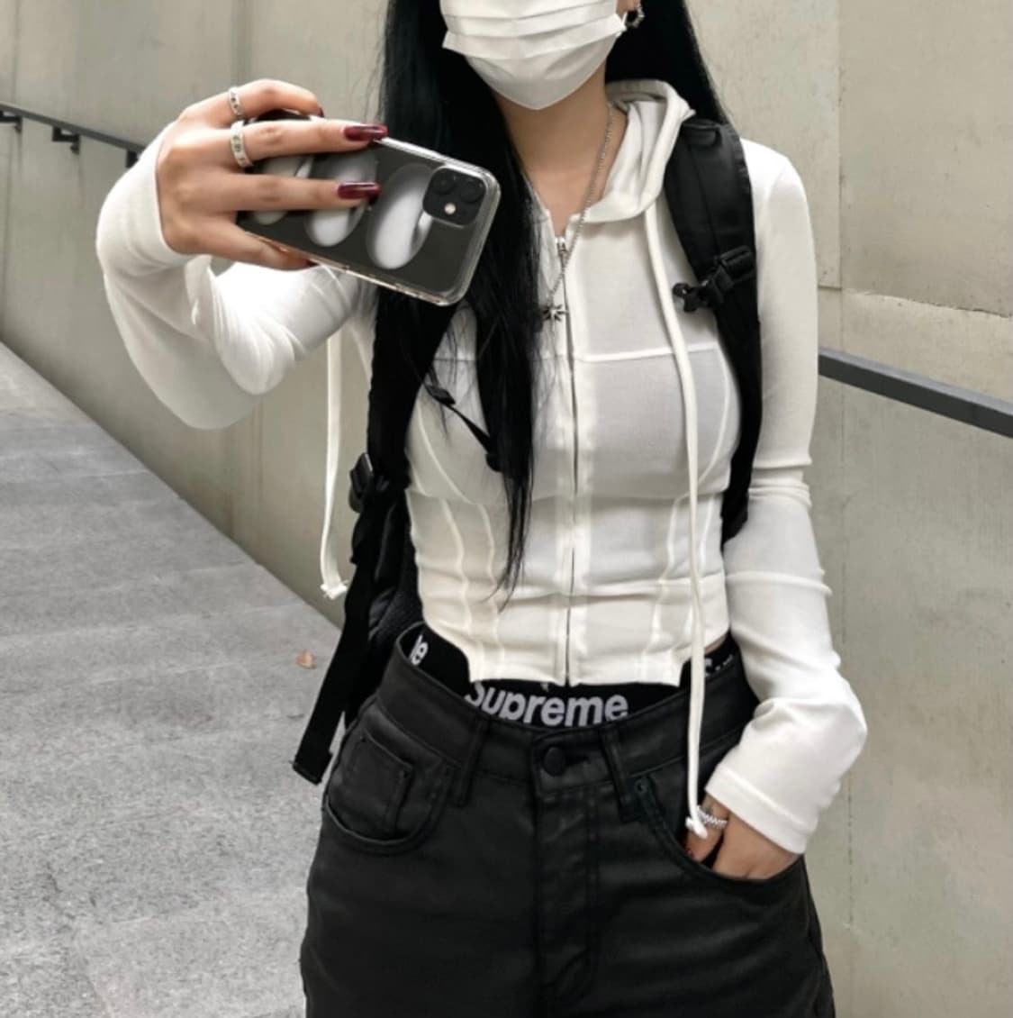 새상품) 오안 투웨이 후드집업 상품이미지1