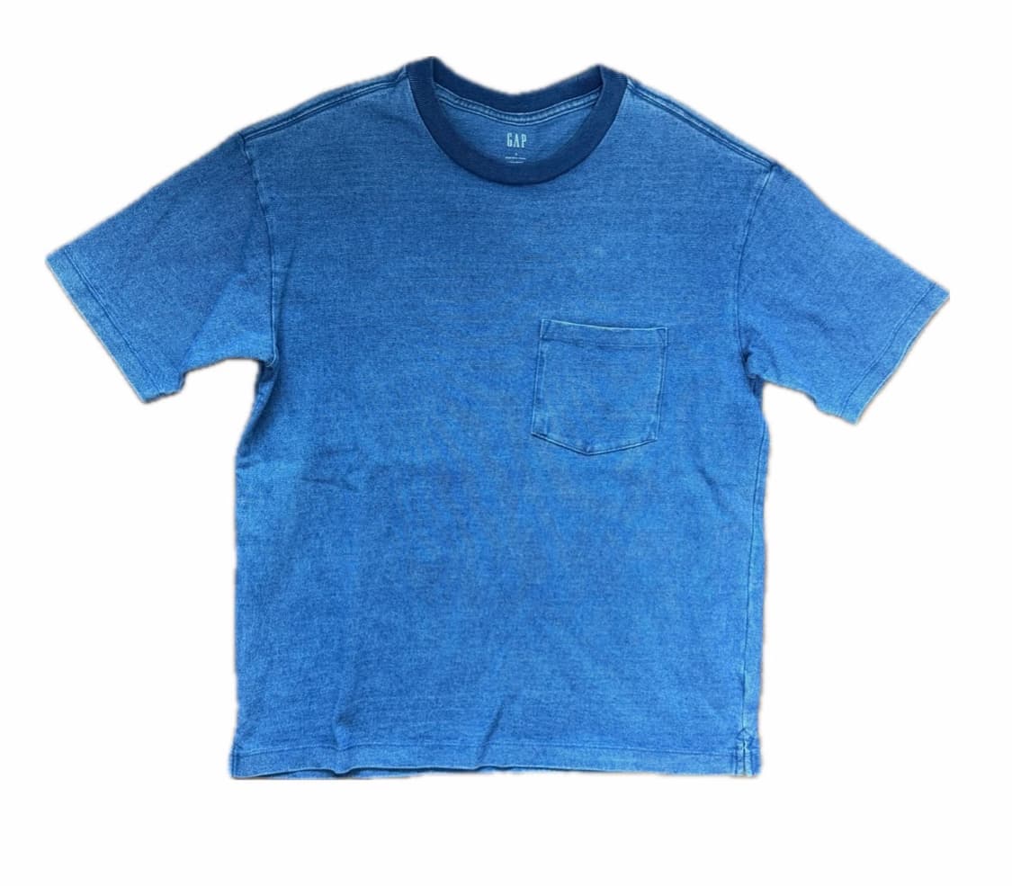 갭 인디고 염색 포켓티 상품이미지7