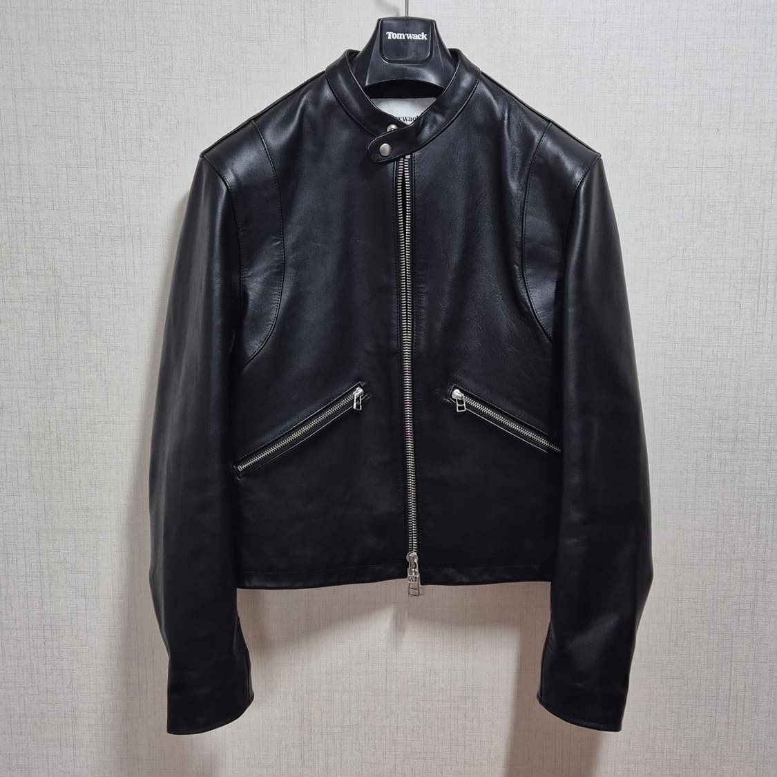 토니웩 카프레이서 레더 블루종 자켓 M48 주우재 착용 상품이미지5