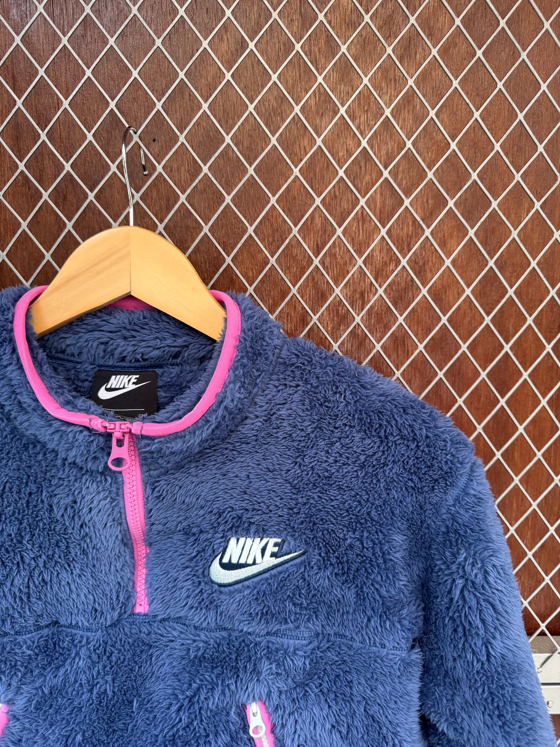 나이키 플리스 크롭 하프집업 아노락 후리스 S 상품이미지3