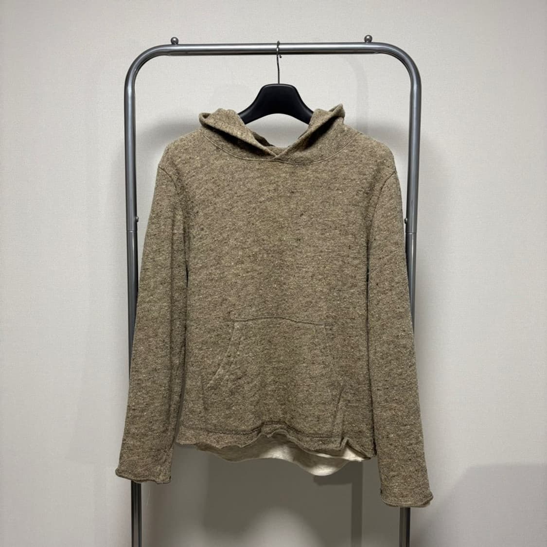 L) 레미릴리프 레이어드 울 후디 후드 티 상품이미지1