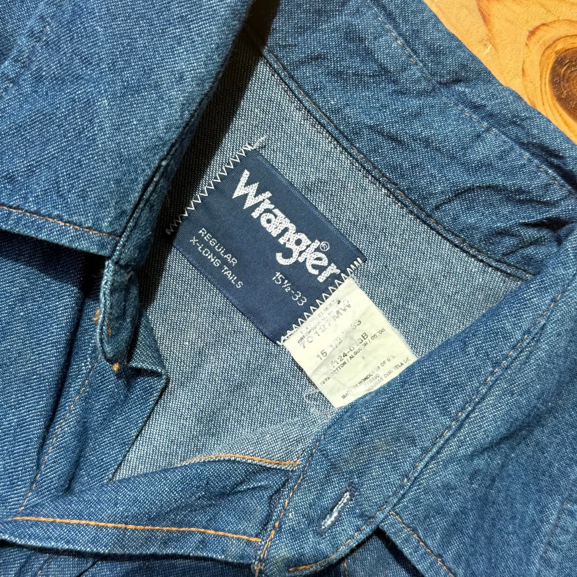 랭글러 웨스턴 데님셔츠 상품이미지3