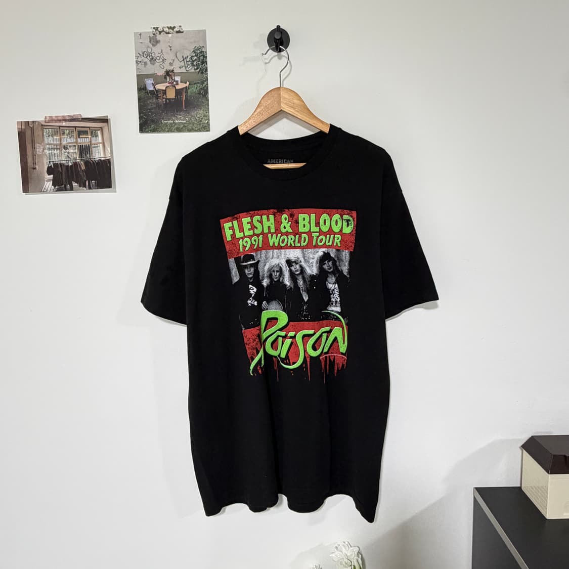 [XL] POISON 1991 월드투어 밴드티 상품이미지1